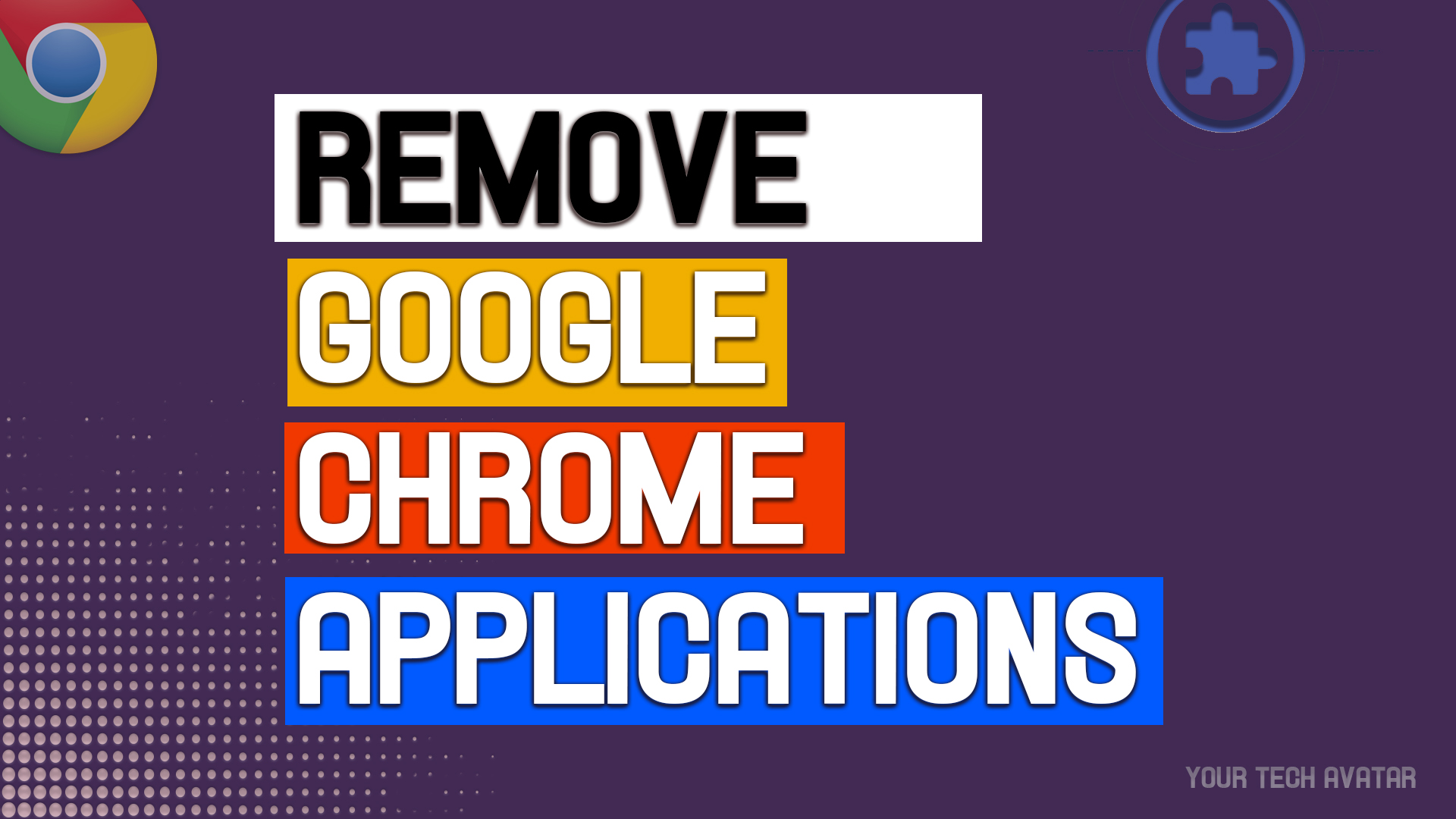 Remove google chrome apps