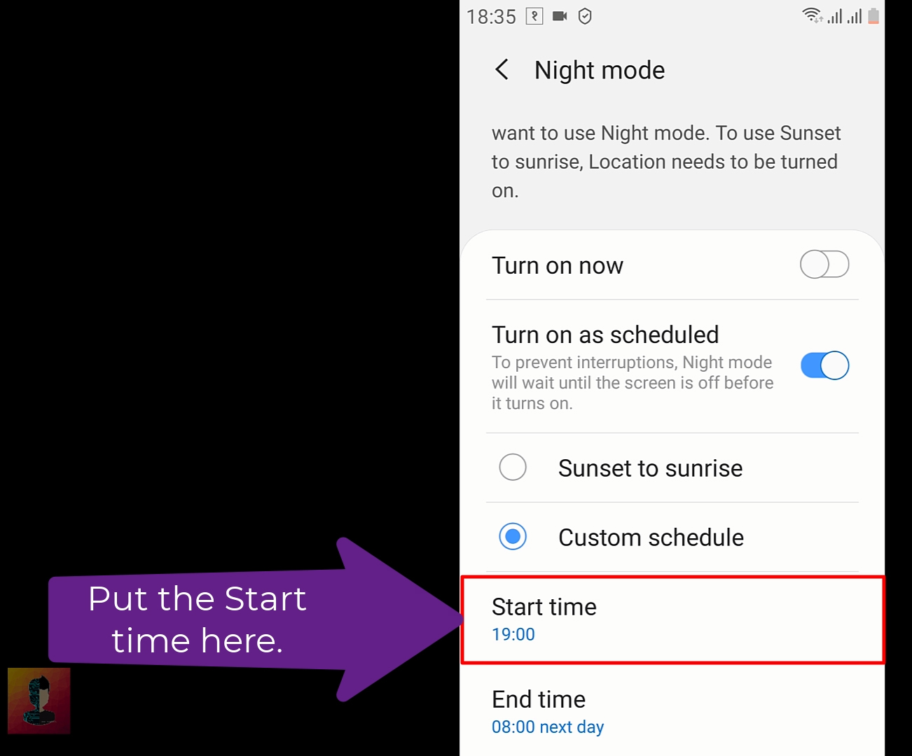 Image 6 for How to set Android Dark Mode timer