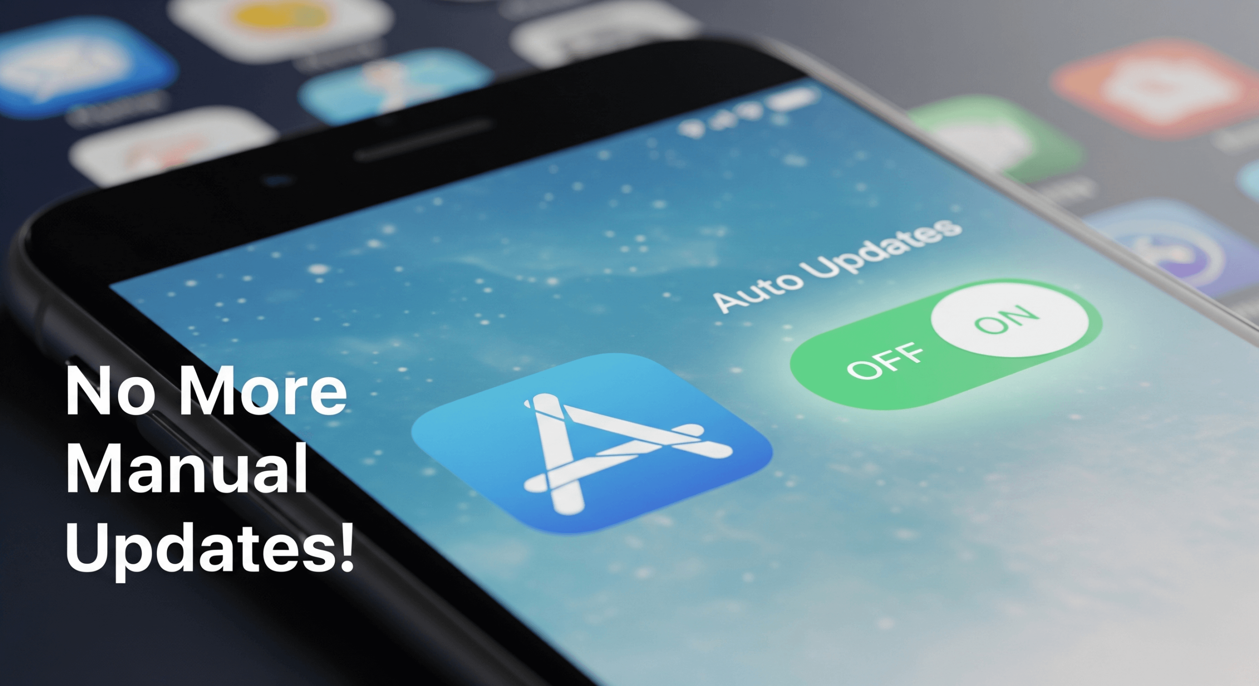 Activate Auto Apps Updates on Appstore on iPhone