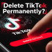 delete TikTok account permanently