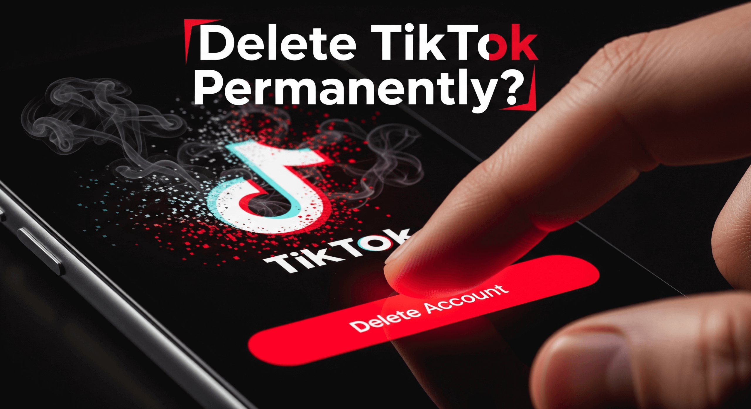 delete TikTok account permanently