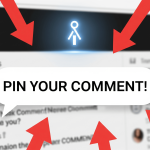 YouTube Comment and Pin on YouTube video